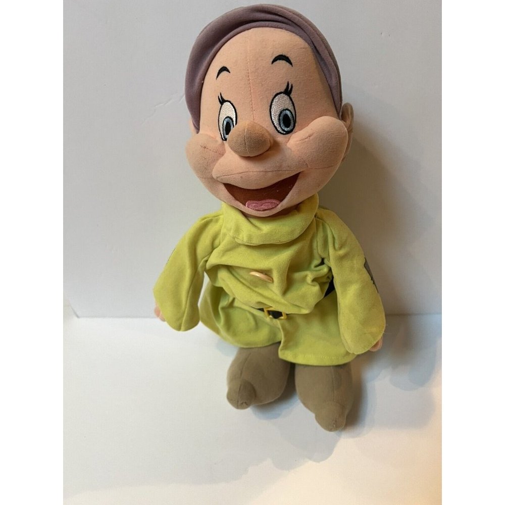 Walt Disney Company Plush Dopey Doll 14" Snow White and Seven Dwarfs Vintage